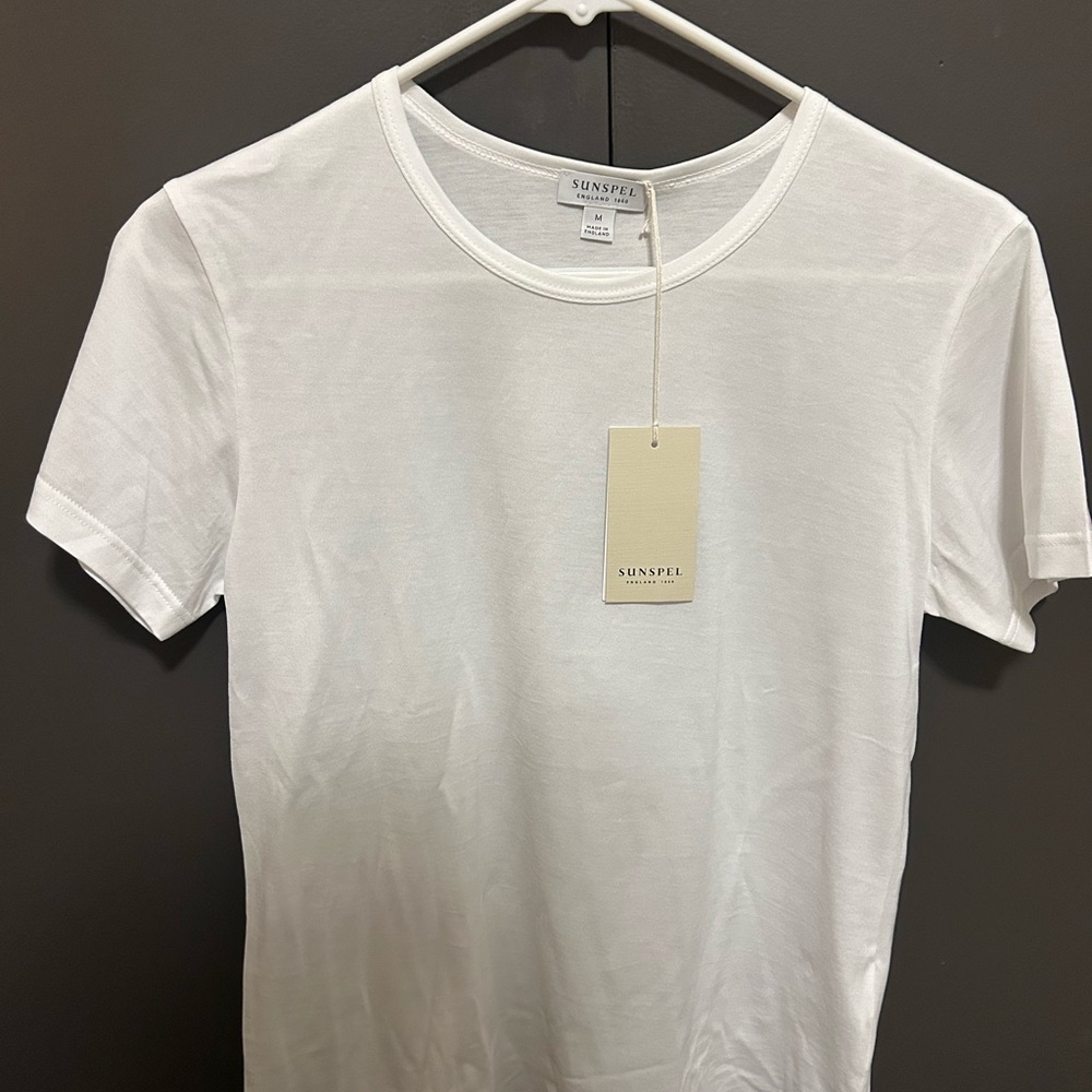 Sunspel Classic White Short Sleeve Tee